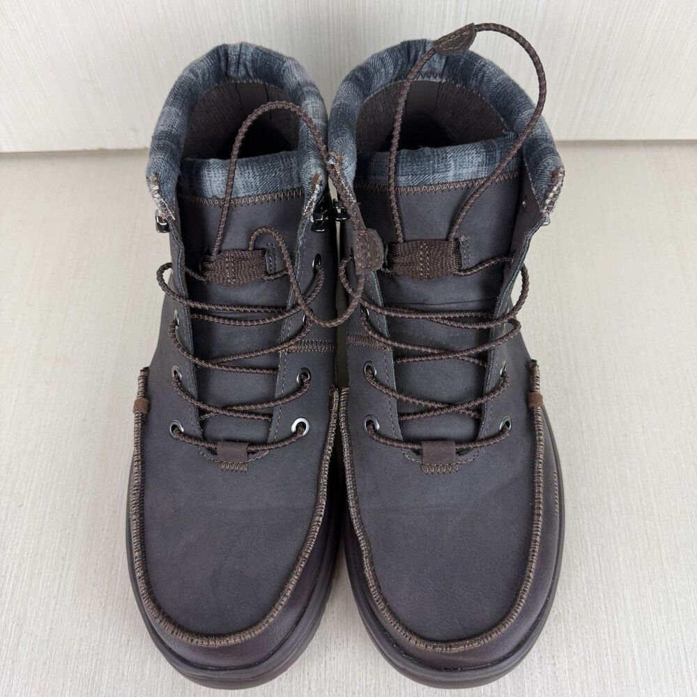 Hey Dude Bradley Classic Men's Size 10 Brown Slip On Boots Water Resistance - Picture 3 of 11